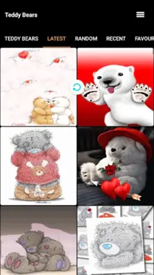 Teddy Bears GIF android App screenshot 0