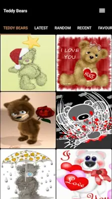 Teddy Bears GIF android App screenshot 2